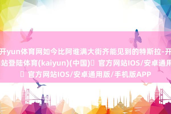 开yun体育网如今比阿谁满大街齐能见到的特斯拉-开yun体育官方网站登陆体育(kaiyun)(中国)❥官方网站IOS/安卓通用版/手机版APP