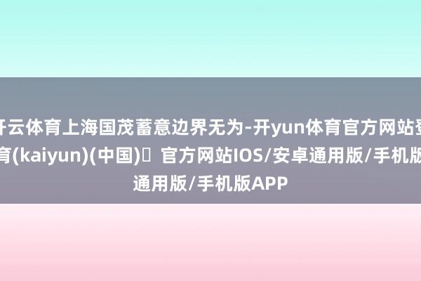 开云体育上海国茂蓄意边界无为-开yun体育官方网站登陆体育(kaiyun)(中国)❥官方网站IOS/安卓通用版/手机版APP